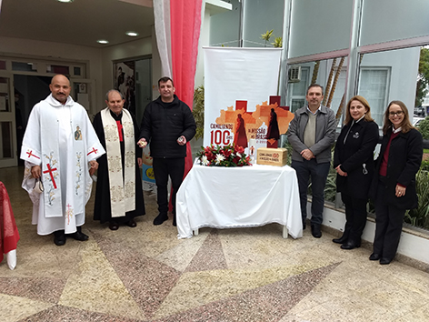 HBST acolhe a Cruz Peregrina em comemoração ao Centenário dos Camilianos no Brasil 