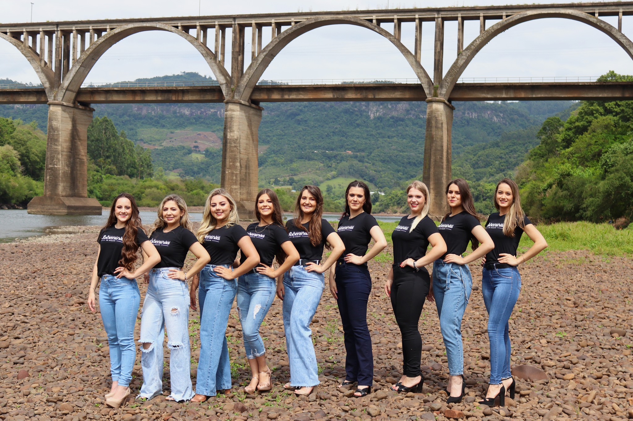 Nove candidatas disputam nesta  sexta o título de Soberanas de Muçum