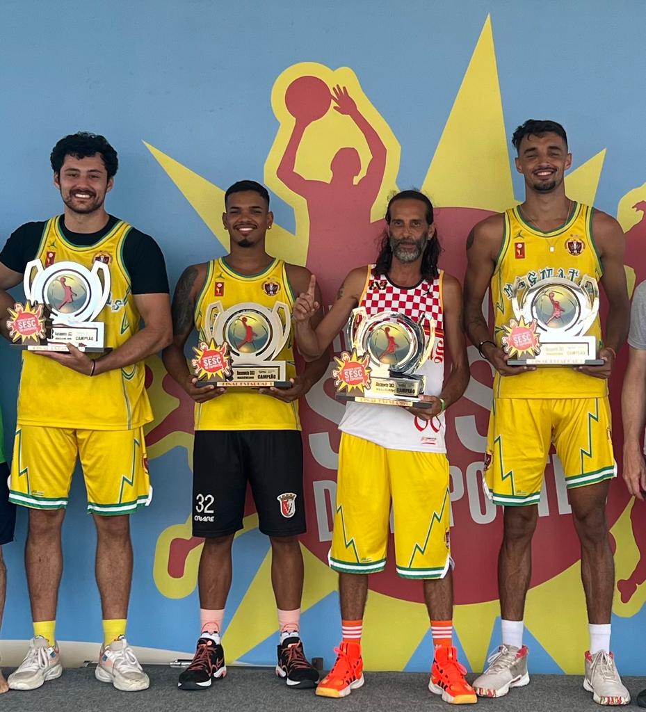 Magnatas da Bola é Campeão do circuito Verão Sesc Basquete 3 x 3