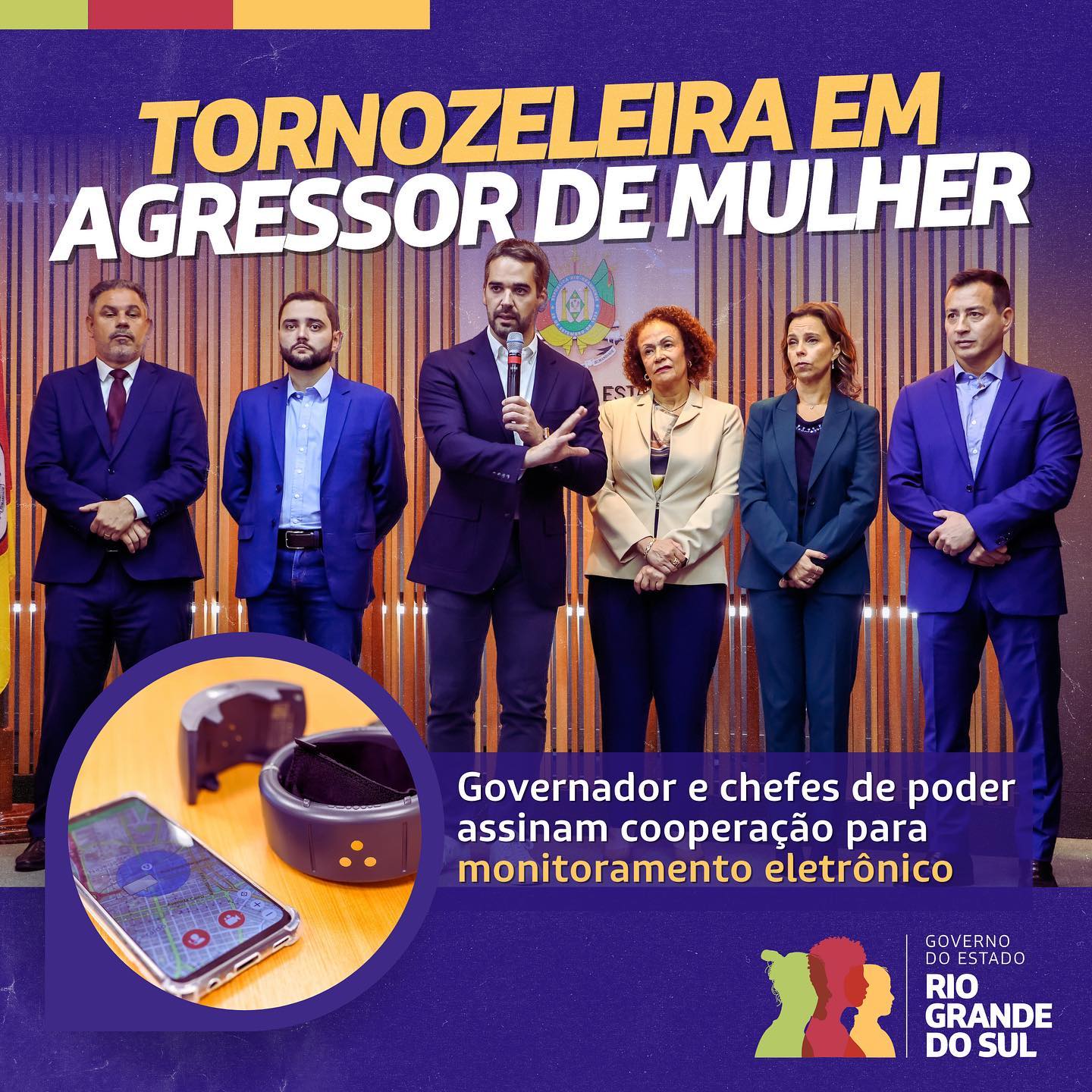 Governo do Estado assina projeto de monitoramento de agressor 