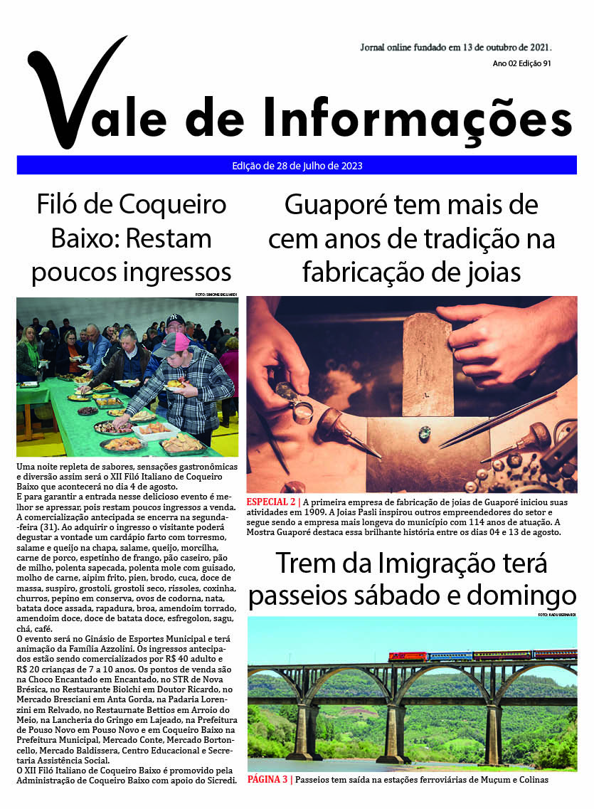 Edição de 28/07/2023