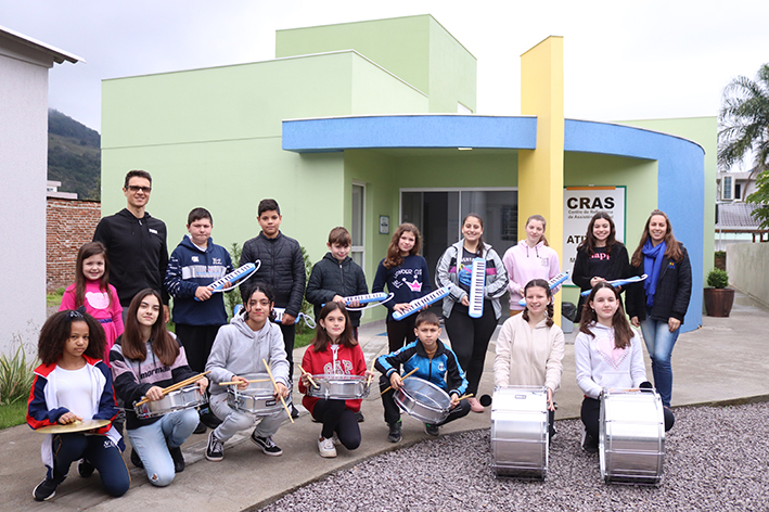 Banda Marcial do CRAS de Muçum está ativa desde junho