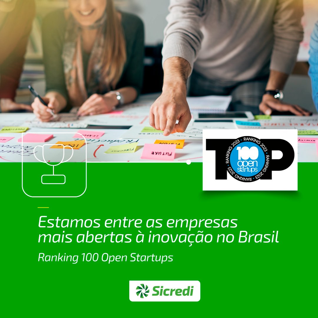 Sicredi integra a lista das empresas mais abertas à inovação no Brasil 