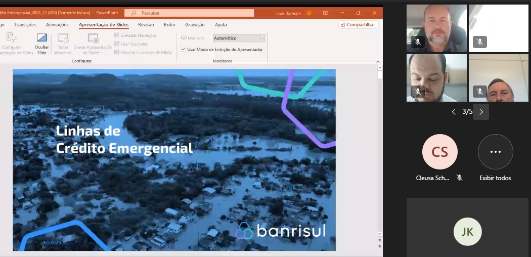 Programa Reconstruir é apresentado pela Setur e Banrisul 