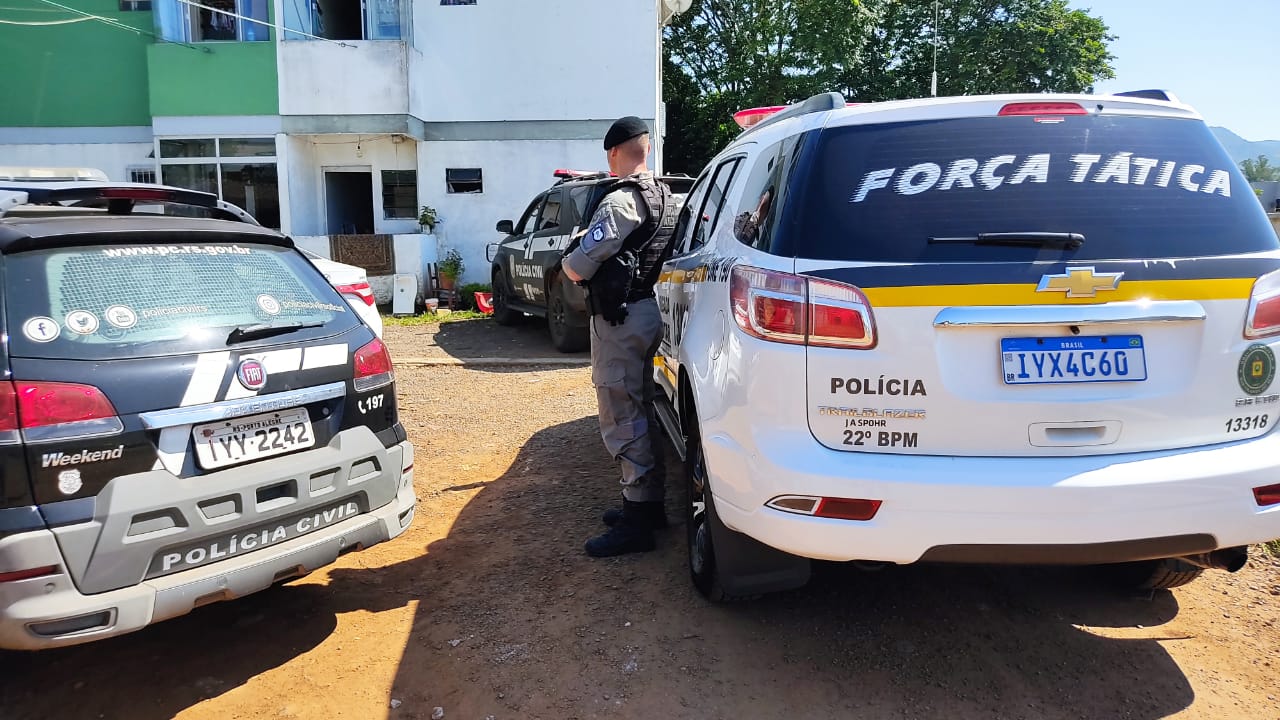 Operação “Pé no Chão” prendeu três pessoas em Encantado