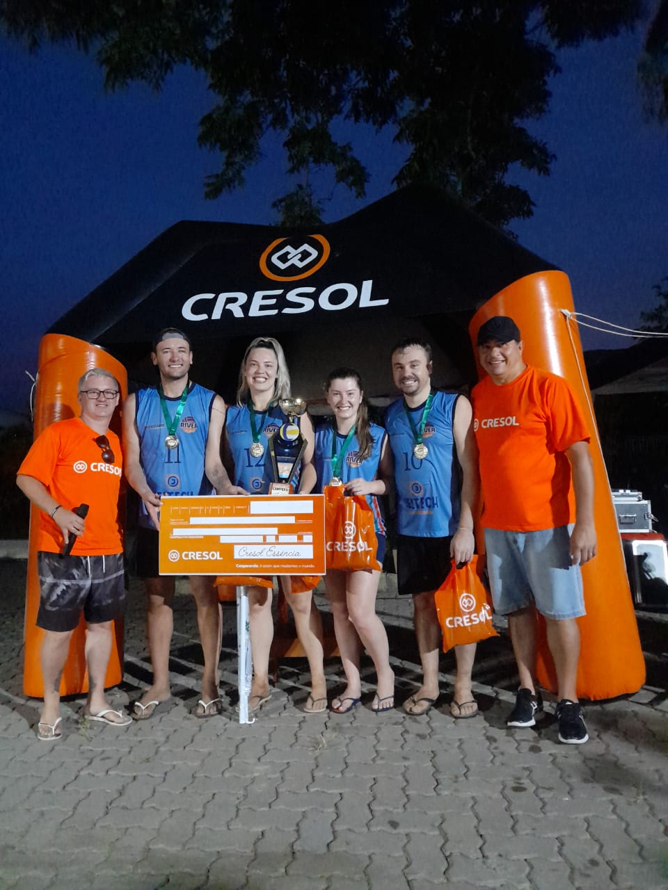 River é campeão do 2º Torneio de Vôlei de Encantado