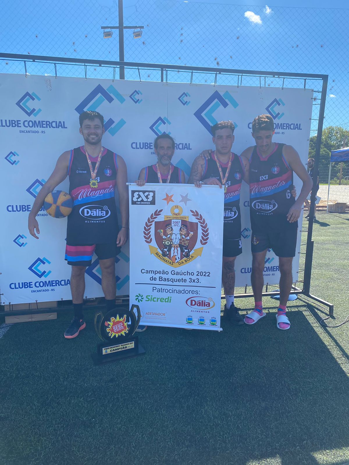 Magnatas da Bola vence a etapa municipal e  se prepara para o Bicampeonato do Circuito Verão Sesc