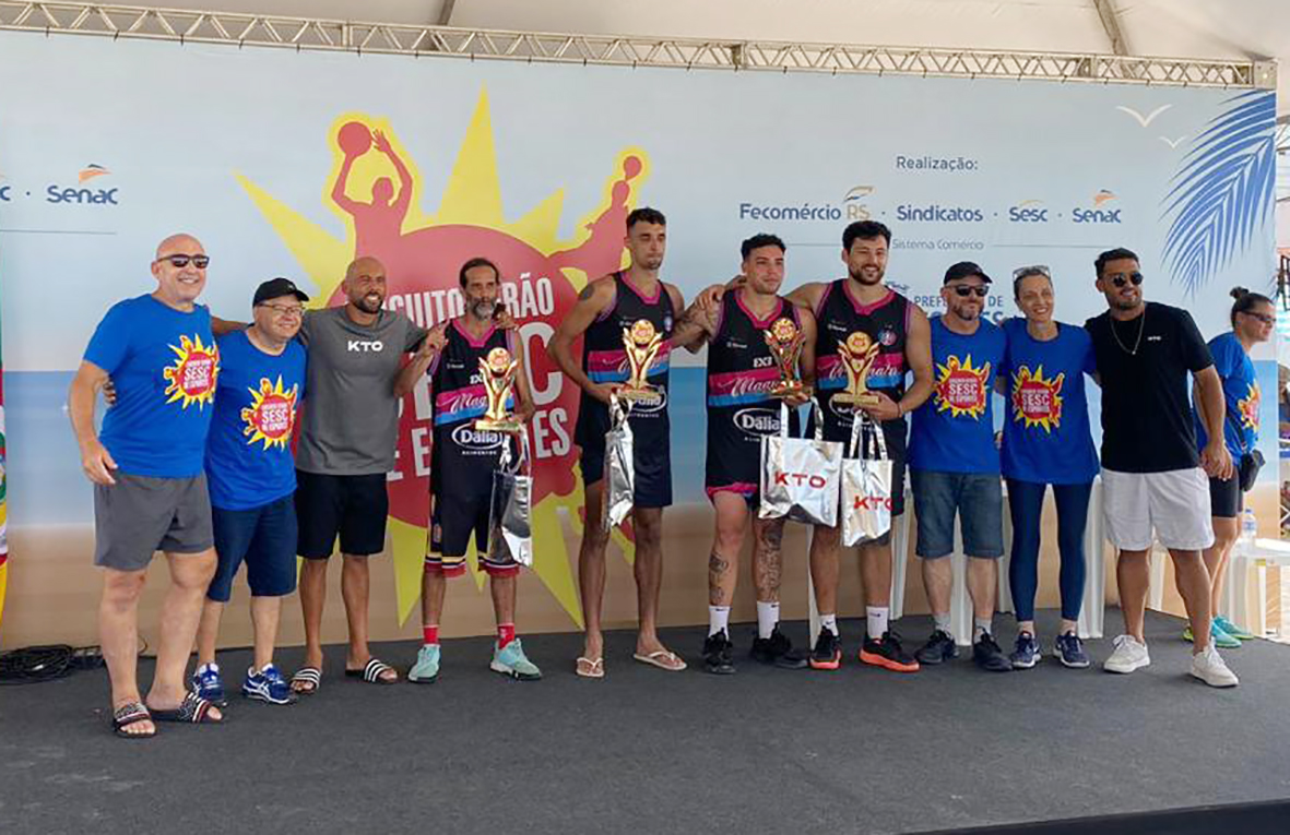 Magnatas da Bola conquista o Bicampeonato dos Reis da Praia de basquete 3 x 3