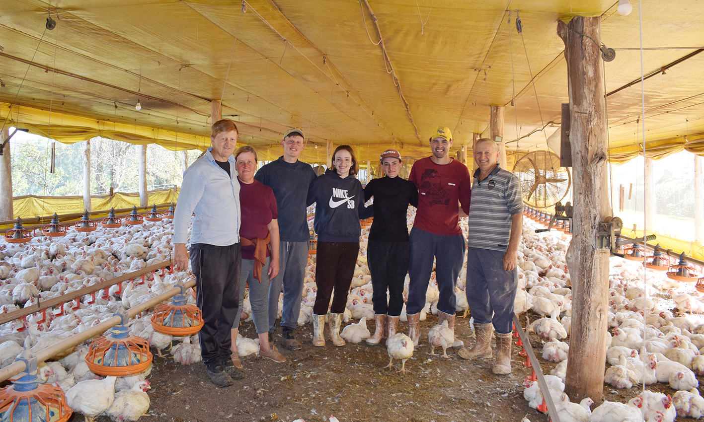 Família Veronese é uma das pioneiras na produção de frango em Coqueiro Baixo