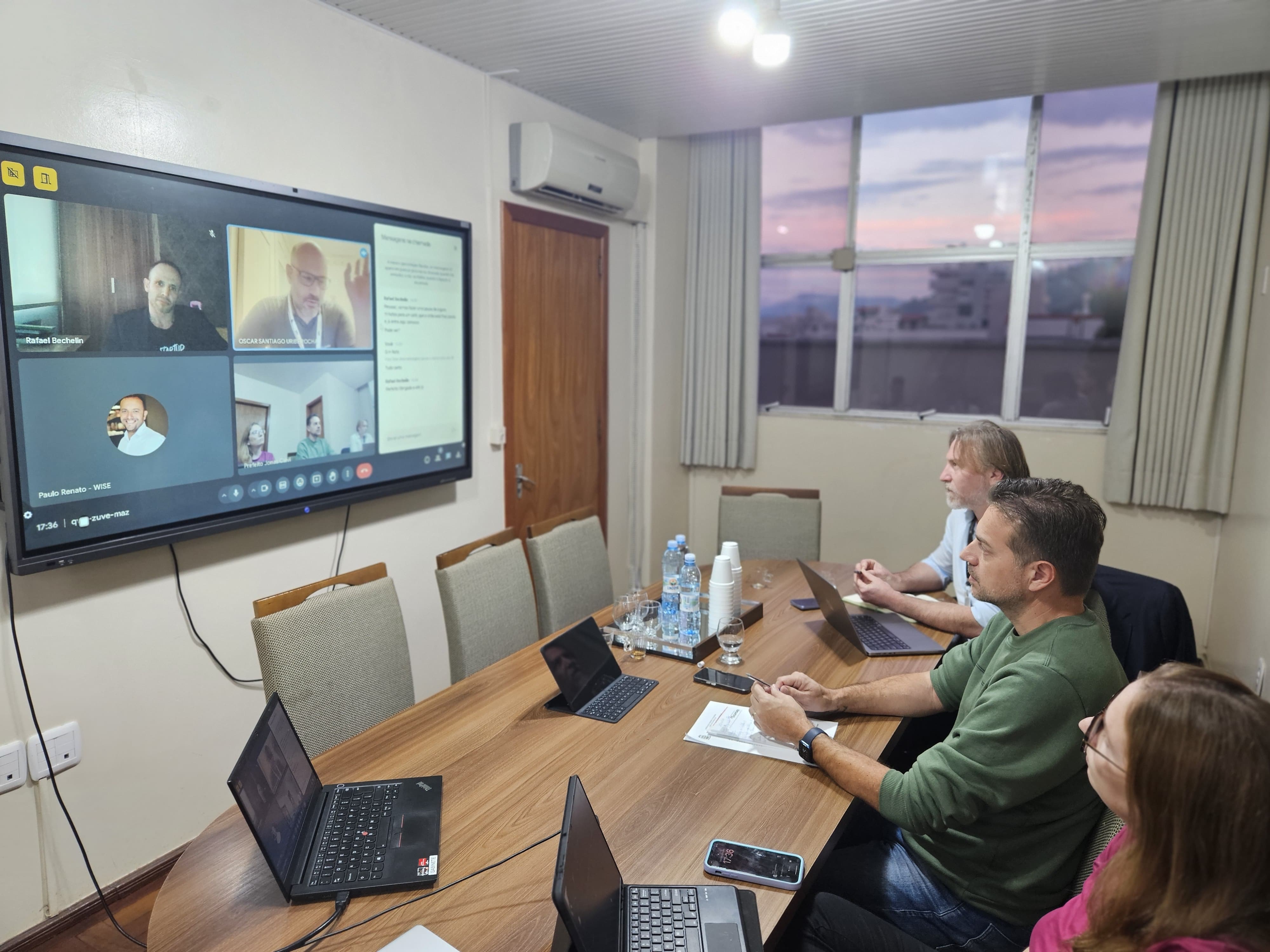 Através de reuniões, Encantado inicia projeto para implantação de Centro de Resiliência Climática