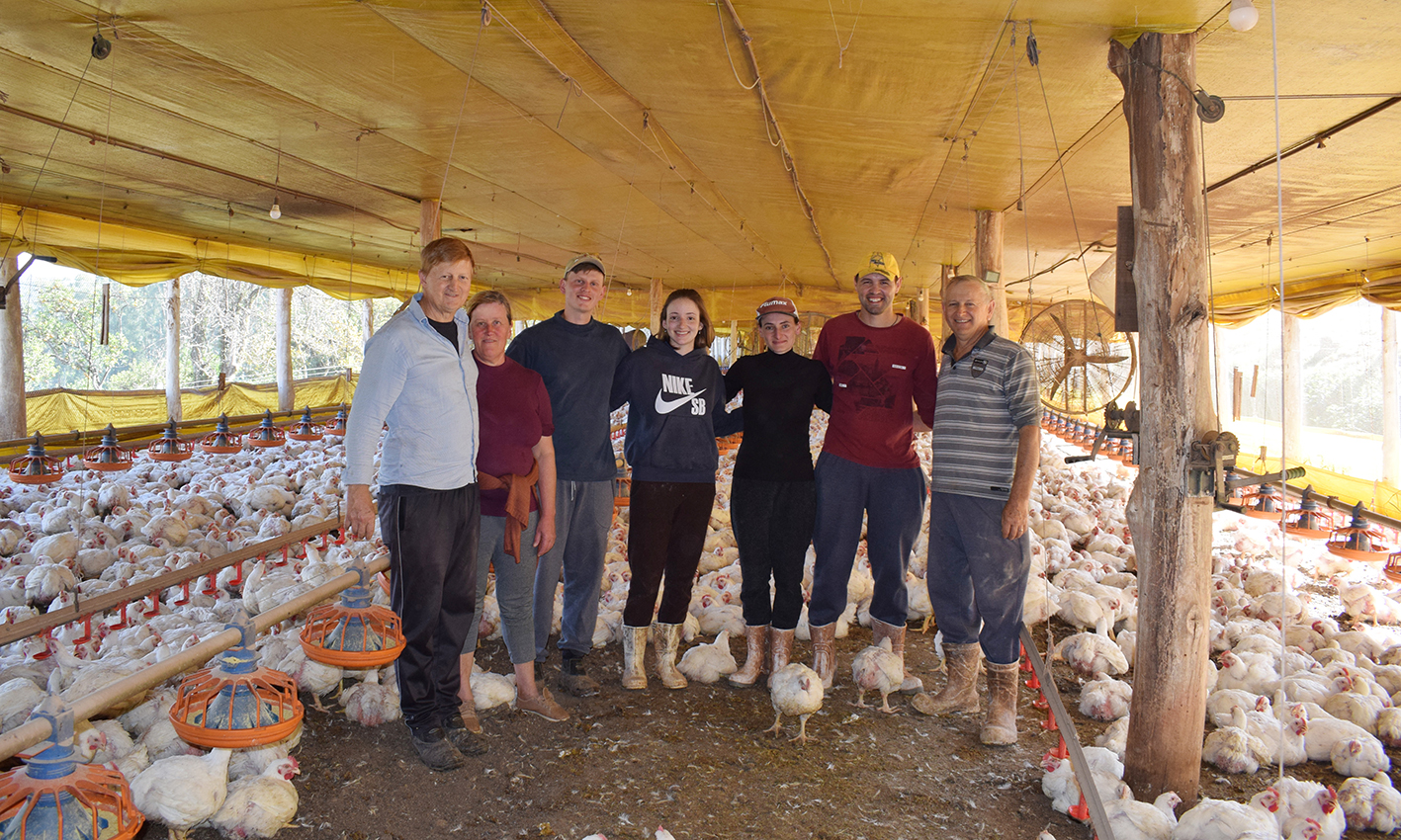 ESPECIAL COLONO E MOTORISTA: Família Veronese está há 50 anos criando  frango, é uma das pioneiras em Coqueiro Baixo 