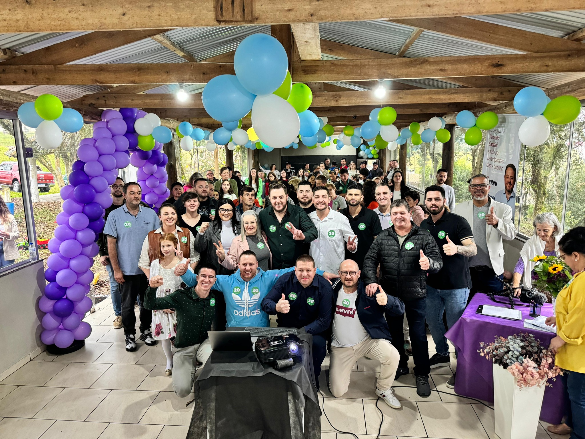 Odair André Rossetto e Pipo Baldissera são pré-candidatos a majoritária pelo Podemos em Guaporé