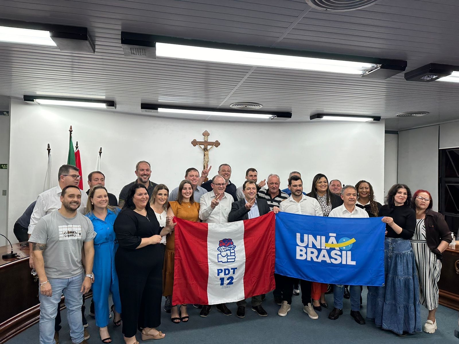 PDT e União Brasil apresentam os pré-candidatos Ronaldo e Ademir para a Prefeitura de Guaporé