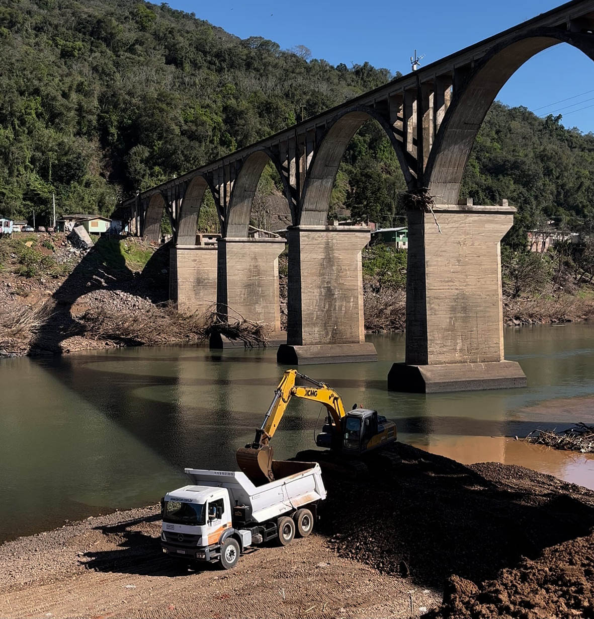 Muçum consegue liberação da Fepam para retirada de cascalhos do Rio Taquari