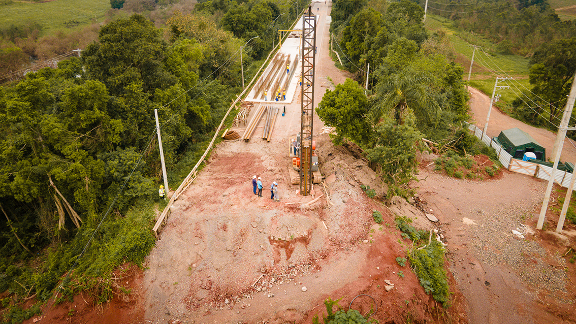 EGR executa intervenções em estradas do Vale do Taquari nesta semana