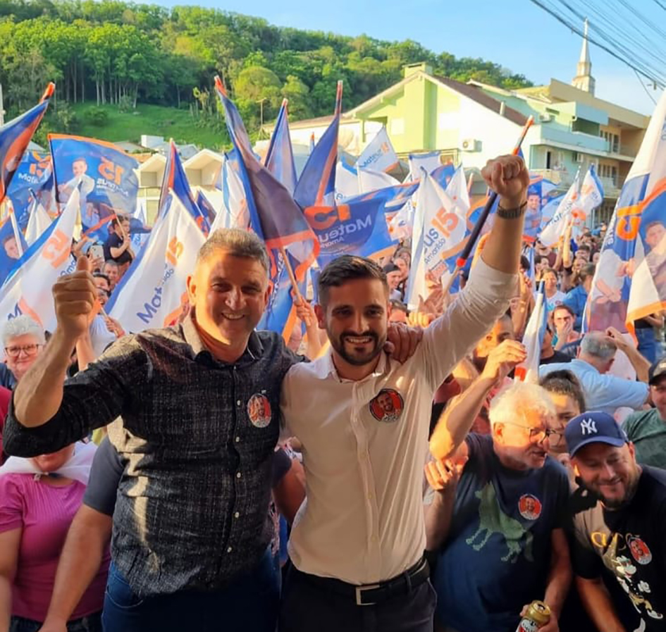 Mateus Giovanoni Trojan é reeleito prefeito de Muçum