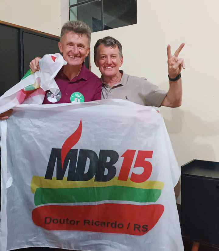Alvaro Giacobbo e Leandro Vian são reeleitos em Doutor Ricardo
