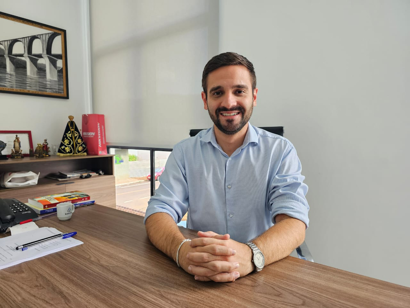 Gosto muito de ser prefeito de Muçum, tenho  pertencimento muito grande com minha terra