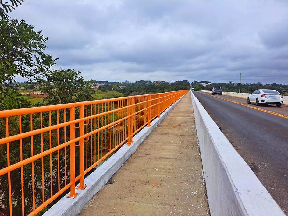 Calçada de passeio na ponte da ERS-130 é liberada para pedestres 