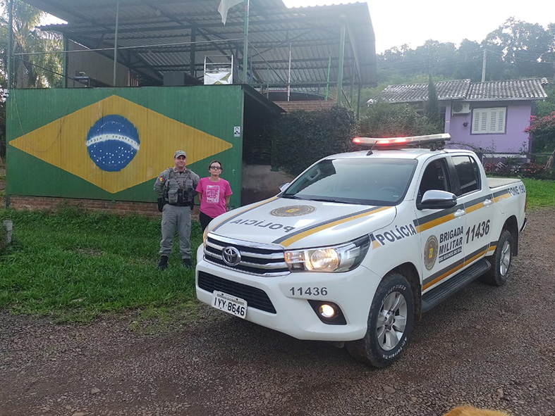 Patrulhamento agrícola realizado pela  Brigada traz maior segurança no meio rural