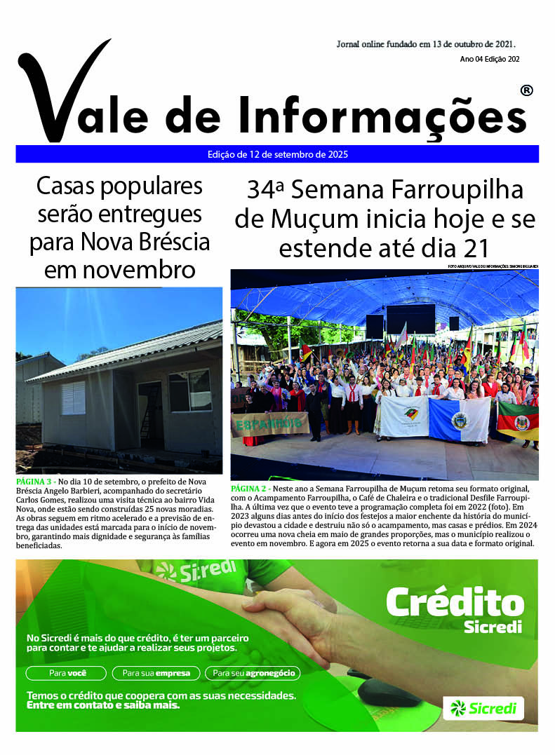 Edição de 12/09/2025