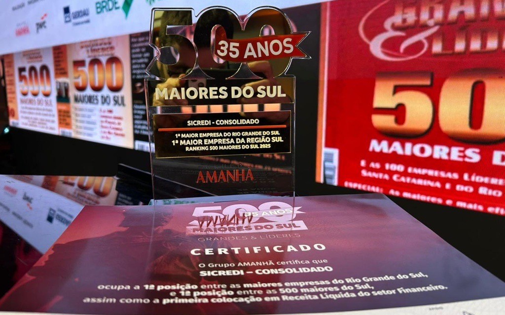 Sicredi é a maior empresa gaúcha e da Região Sul