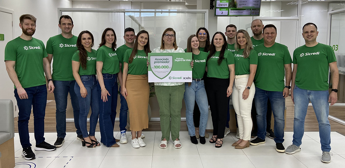Associada do Sicredi de Guaporé é contemplada com prêmio de R$ 100 mil no sorteio do Seguro de Vida