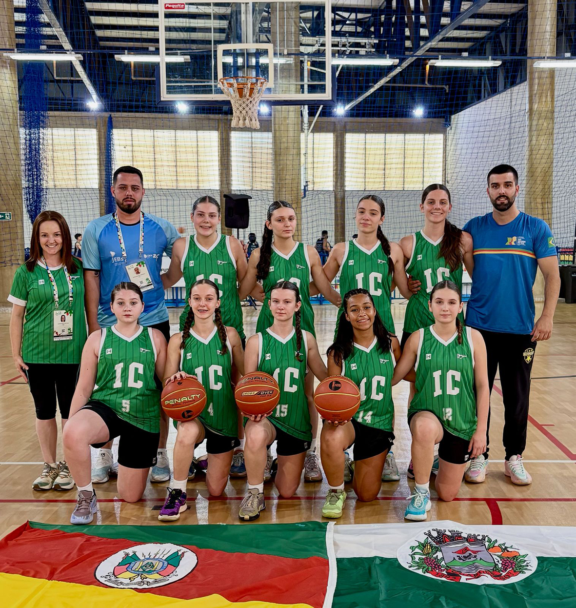 Histórico: Meninas de Guaporé estão na semifinal do JEBS