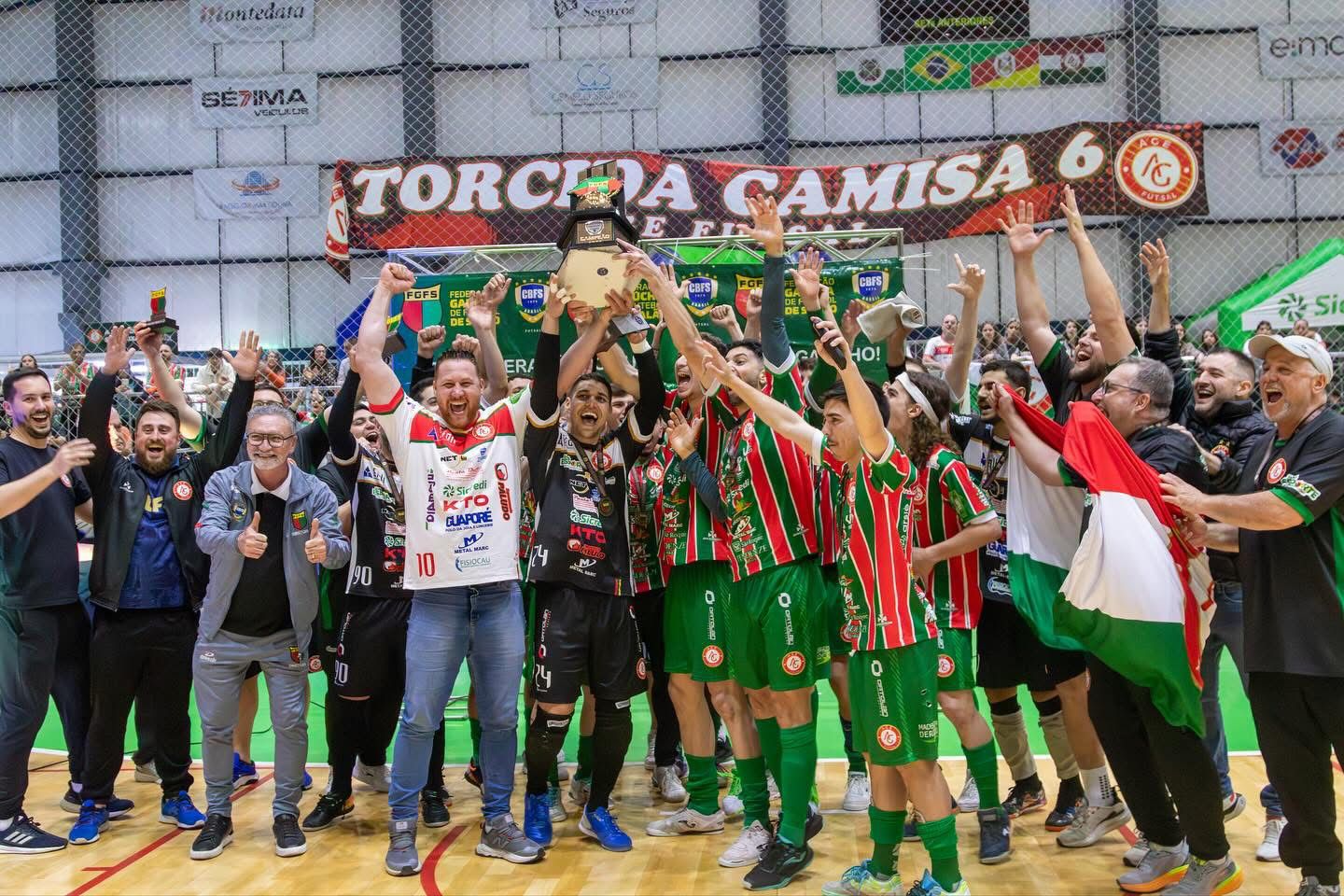 AGE de Guaporé conquista o Estadual Série Bronze de Futsal de forma invicta