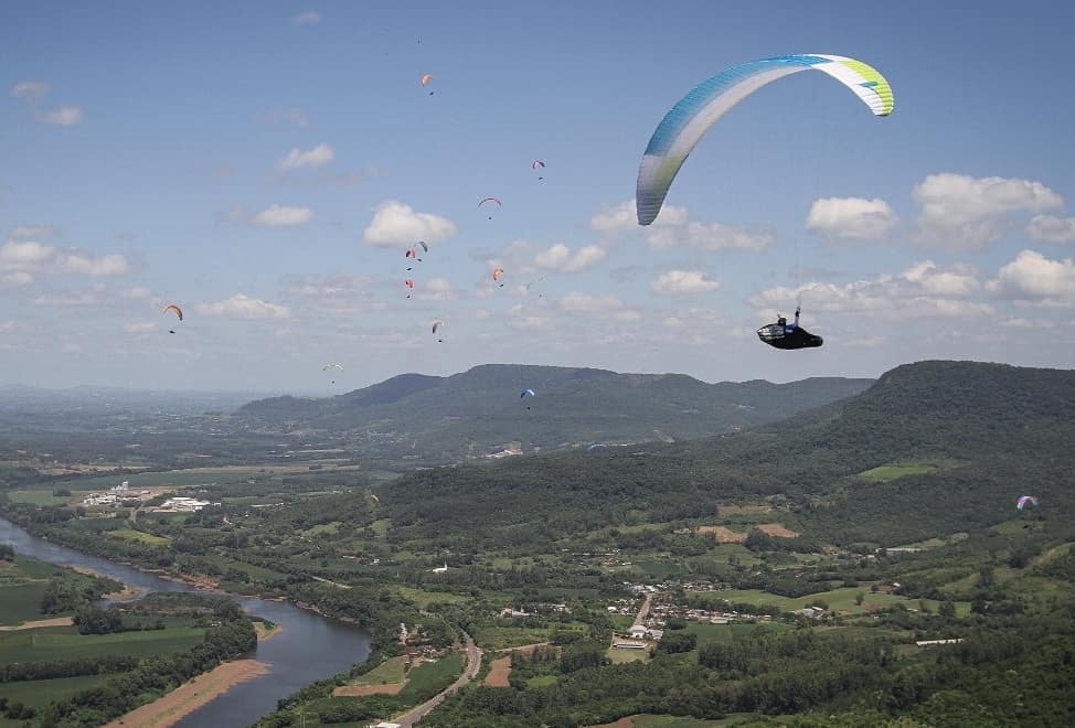 Etapa do Campeonato Gaúcho de Voo Livre acontece em Roca Sales neste fim de semana
