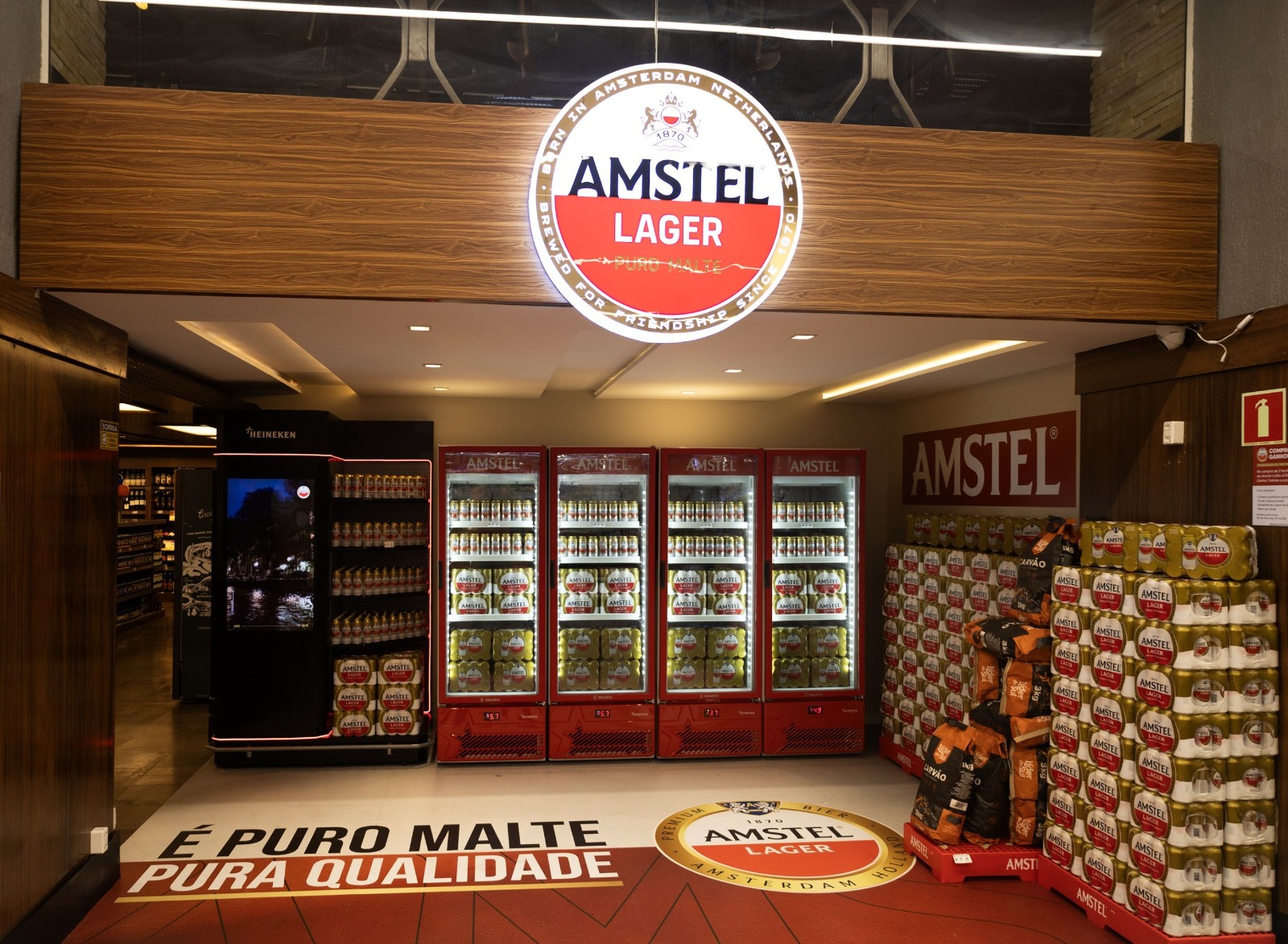 Amstel lança espaço exclusivo durante reinauguração do Imec Matriz 