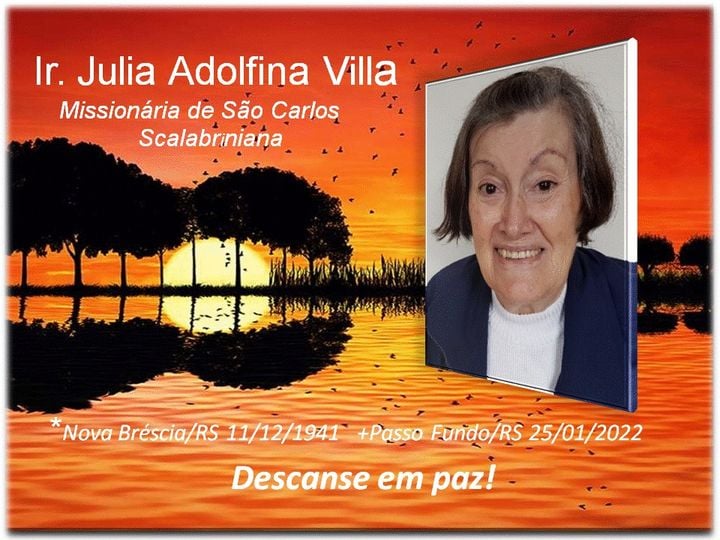 Falece a Irmã Missionária Scalabriniana Julia Adolfina Villa